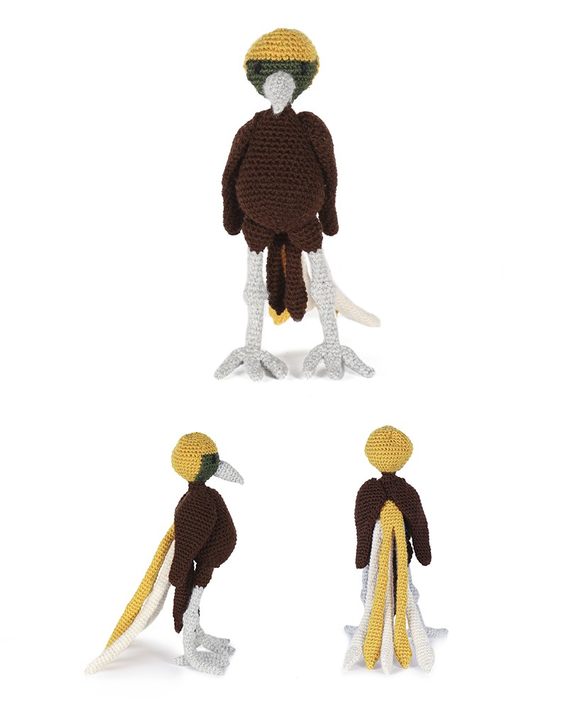 toft ed's animal putu the bali bird of paradise amigurumi crochet